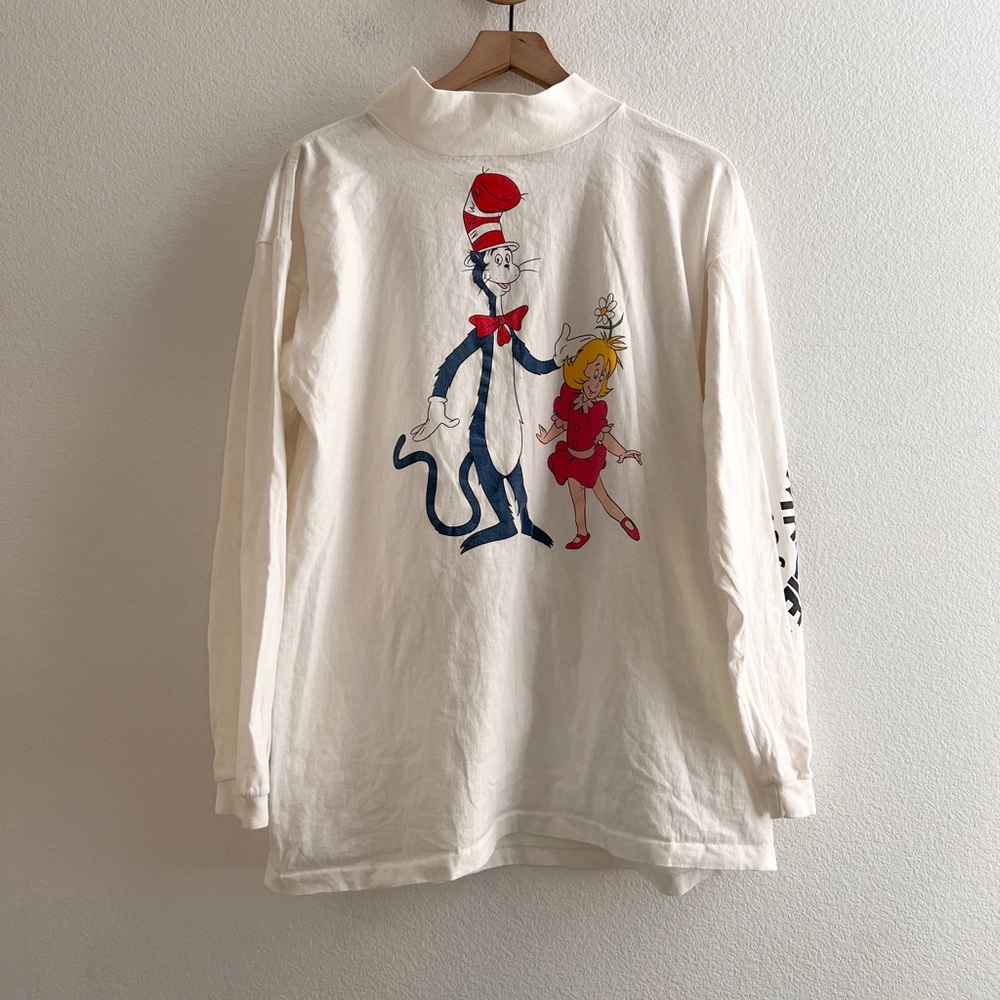 Vintage Dr. Seuss Cat in the Hat Hanna Barbera Long Sleeve Shirt